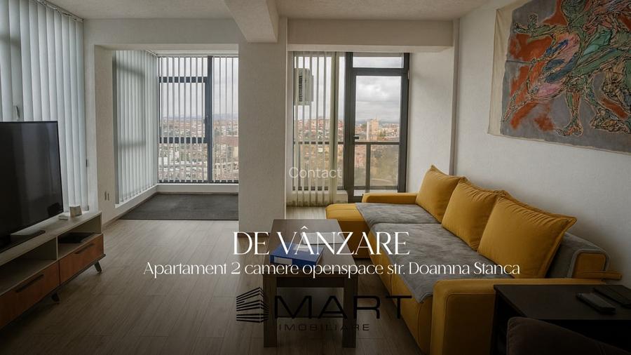 Apartament 2 camere openspace str. Doamna Stanca
