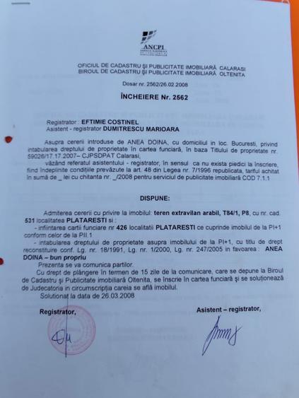 Plataresti  teren de vanzare-  proprietar - 2