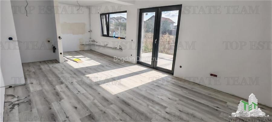 Apartament 2 camere si curte proprie de 80mp, in vila, cu toate utilitatile, in