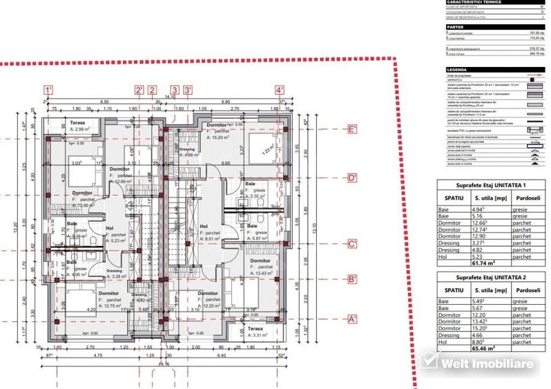 Unitate duplex 185mp cu garaj 2 masini, zona TCI Borhanci - 6