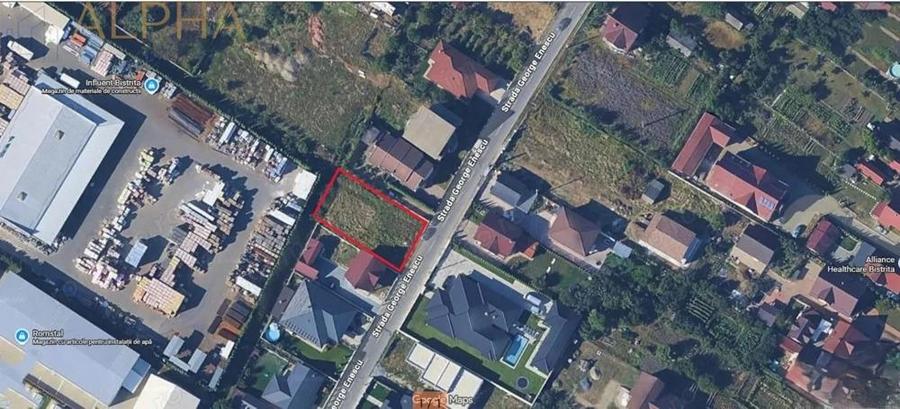 Teren intravilan 2174 mp | Front 40 ml | Str. George Enescu Bistrita - 3