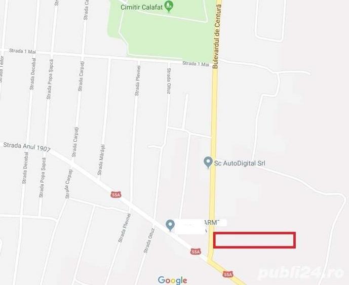 Inchiriez teren INTRAVILAN in Calafat, Dolj - zona nucilor, strada bvd. de centura - 1