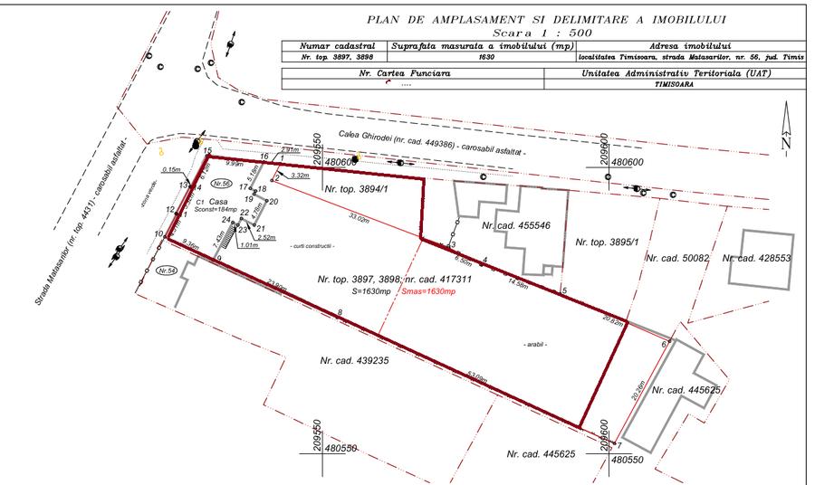Casa cu teren foarte generos str. Matasarilor colt cu Aleea Ghirodei - 10