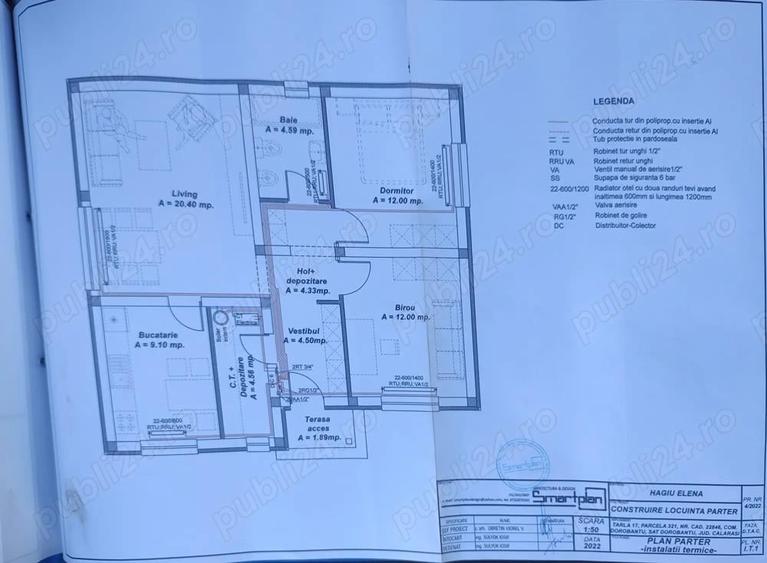 Casa de 80mp cu teren de 2000mp - 4