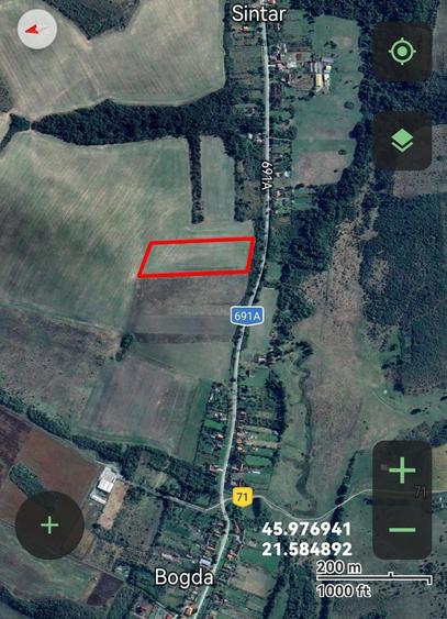 De vanzare teren in comuna Bogda judetul Timis !!! - 2