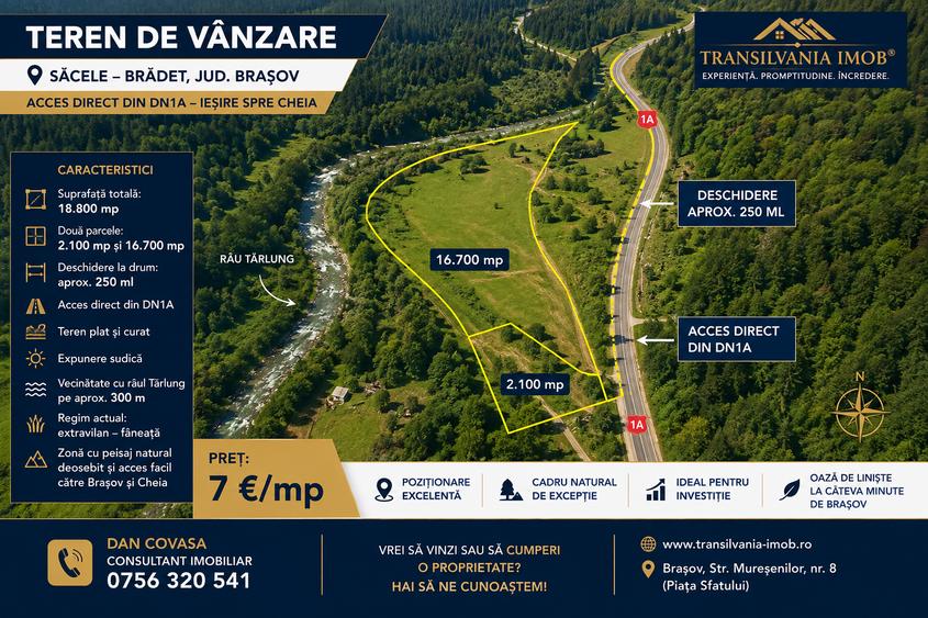 Teren agricol extravilan de 18800 mp, în Babarunca