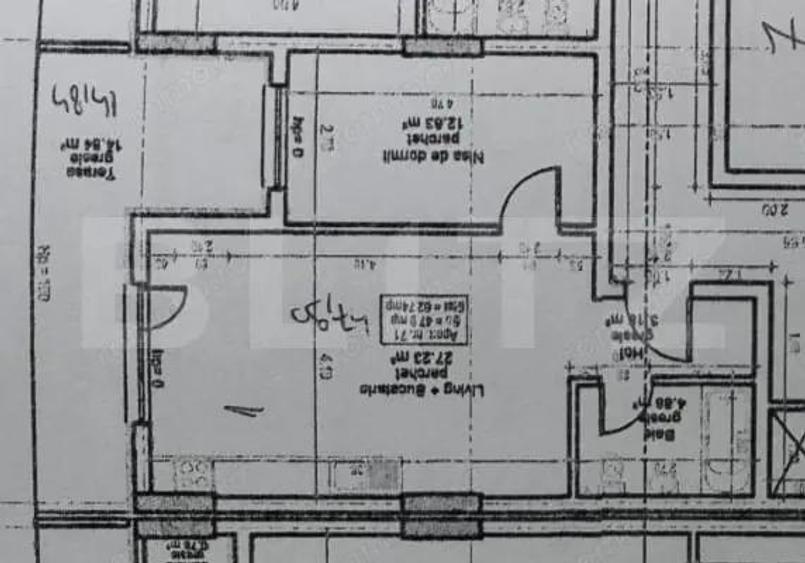 Oportunitate! 2 camere, 48mp, 15mp terasa, zona BMW - 1