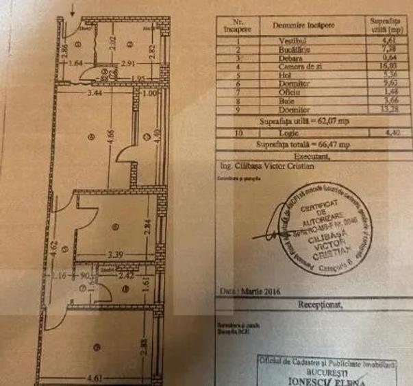 Apartament 3 camere de vanzare Zona Gorjului - 12