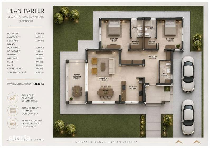 Casa premium Breaza ansamblu privat fotovoltaic + pompa de caldura - 7