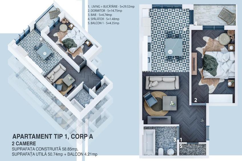 Direct Dezvoltator apartamente premium,la cheie ,de la 65.000 eur - 8