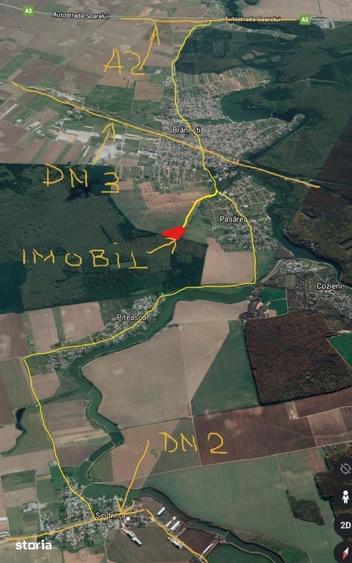 Teren de 20000 mp, în Brănești