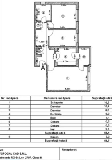Proprietar vand apartament 3 camere decomandat