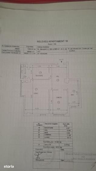 Proprietar vand apartament cu 2 camere, 69 mp, Hlincea - 8