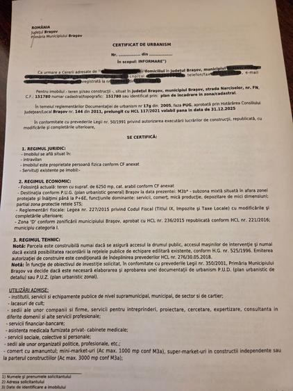 Teren intravilan Strada Narciselor suprafata de 6250mp - 5