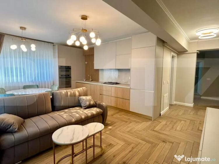 Apartament 3 camere , 80 mp , 2 bai , parcare subterana , pr - 2