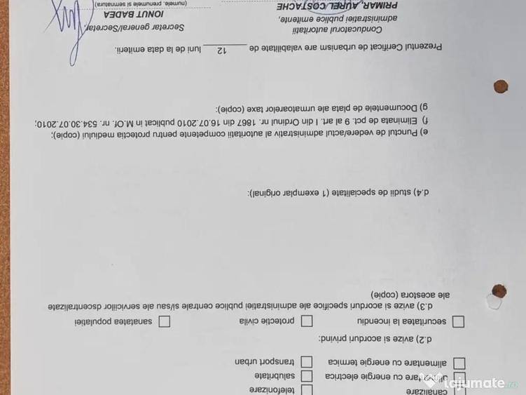 Teren intravilan de vanzare 7.002 mp - Deschidere 70 m la bulevard | Mioveni - 7