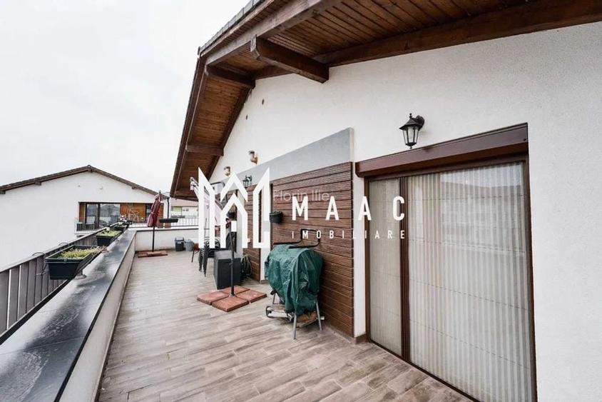 Penthouse cu 4 camere decomandat, mobilat în Nord