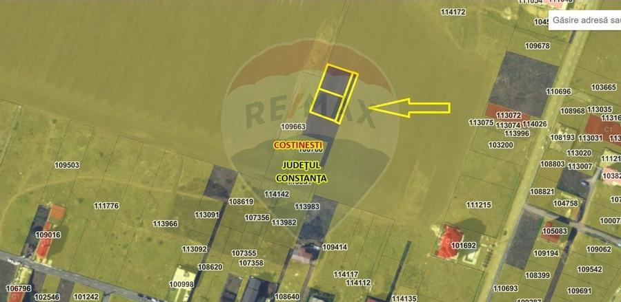 Teren INTRAVILAN de 1,146mp in Costinesti / Strada Henri Coanda - 3