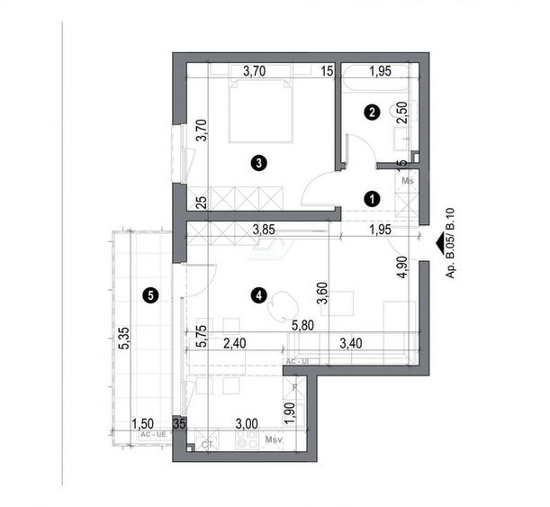 Etaj 1. Lift. Balcon mare. Loc de parcare. - 8