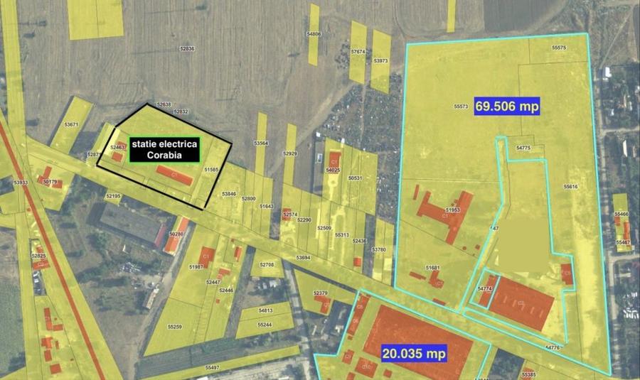 Teren intravilan: fabrica, data center, centru server, stocare baterii - 1
