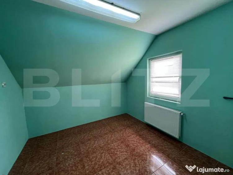 Casa de vanzare, cu 2 camere, zona cu vad comercial. - 10