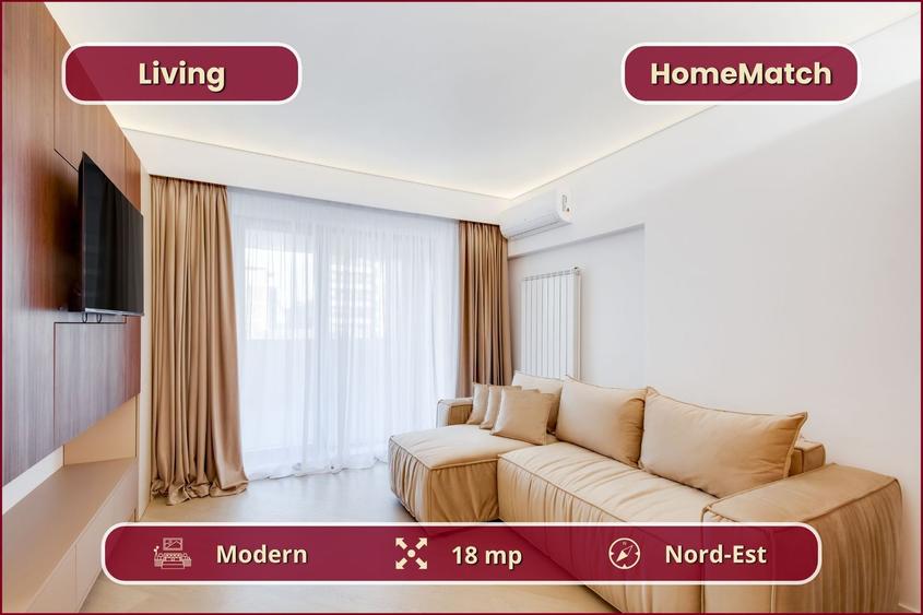 Cortina North || 2 dormitoare || Amenajat premium || Comision 0% - 3