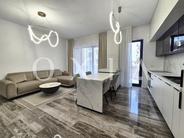 Apartament cu 2 camere semidecomandat, mobilat în Giroc