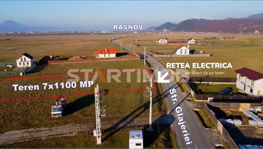 Teren Construcții intravilan de 1100 mp, în Glăjărie