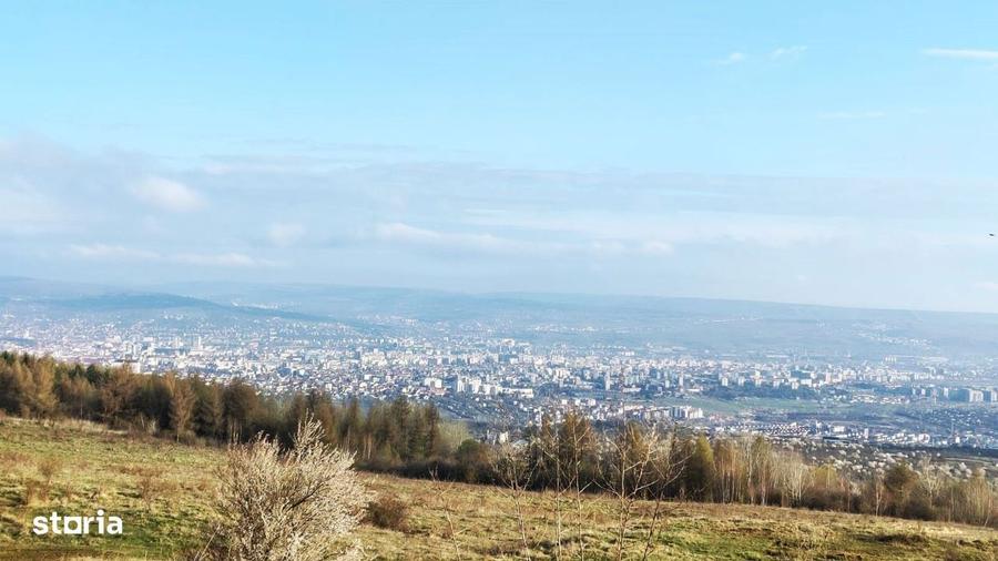 Teren intravilan de 2504 mp, font 21 m, panorama deosebita, Feleac - 1