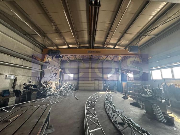 Hală industrială 374mp echipată | Pod rulant + utilaje | Crevedia - 2