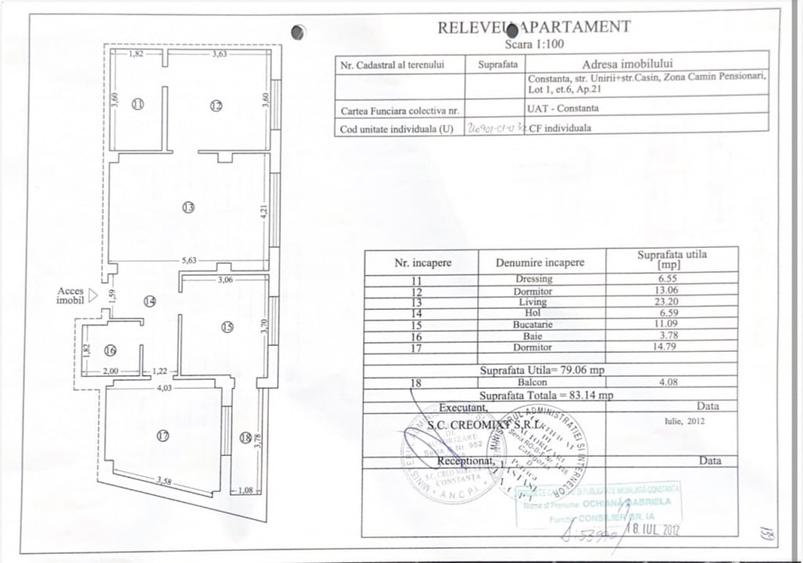 Apartament cu 3 camere in Faleza Nord - vedere panoramica - BONUS loc de parcare - 16