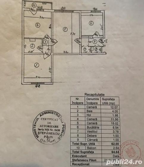 DRISTOR METROU - Apartament 3 camere - 5