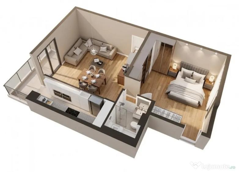 OPORTUNITATE! Ansamblu NZEB! 2 Camere si terasa, Dambul-Rotu - Cluj-Napoca (Cluj) - 1