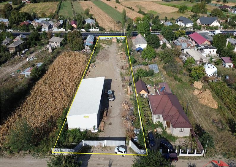 Hala industriala 275mp si teren 3185mp de in Garoafa - 5