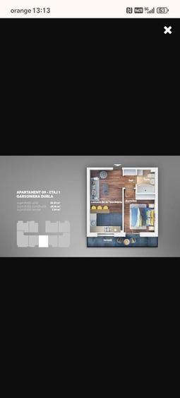 Apartament 2 camere tip studio- ideal pt investitie Aparatorii Patriei - 5