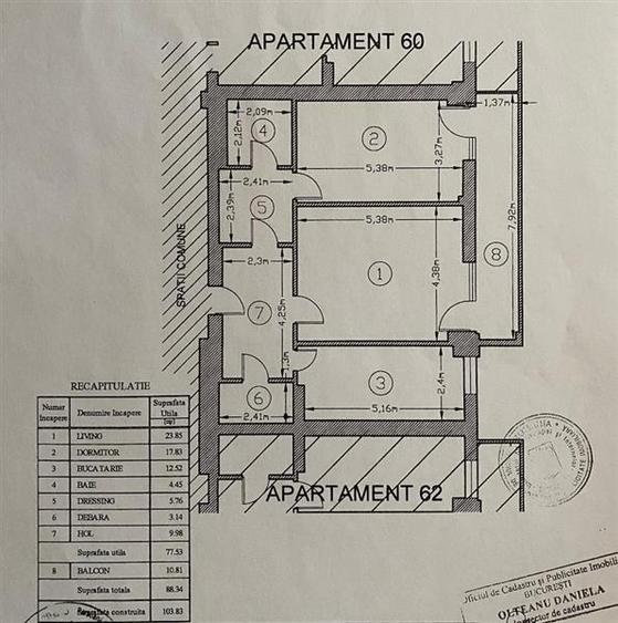 Apartament  modern 2 camere  II Complex rezidential Domenii Park - 19