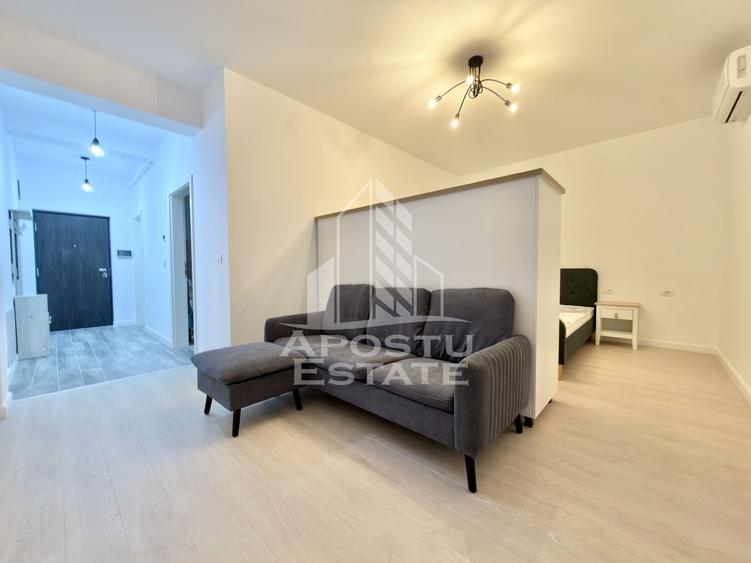 Apartament cu o camera mobilat decomandat la etaj intermediar in Giroc - 1
