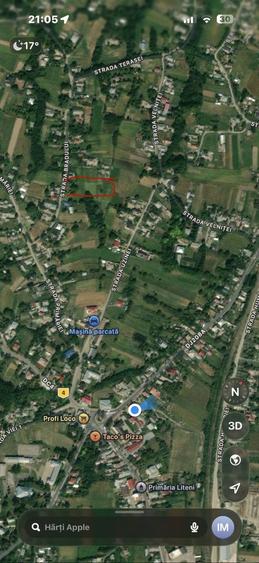 Teren intravilan 2100 mp/ Oras Liteni - 6
