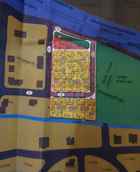 Sacalaz, teren intravilan cu utilitati, 554 mp - 3