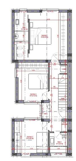 Lipovei | Duplex Premium | 4 Camere | Perete Dublu | Finisaje Tempini - 34