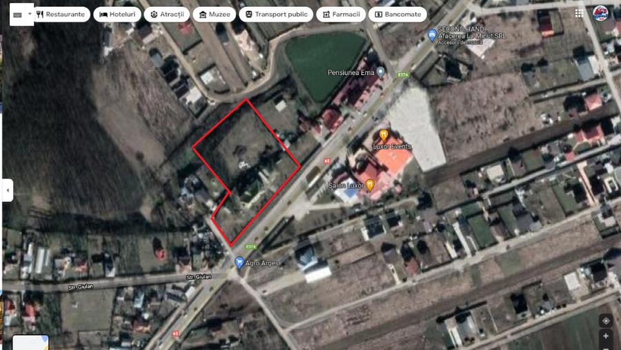 Imobil teren 6141mp centru Albota, stradal DN65,pretabil activitati - 1