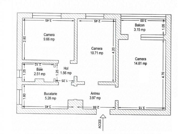 Apartament 3 camere decomandat, Cartier Aurel Vlaicu - Arad - 8