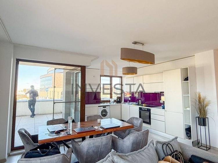 Penthouse 4 camere 120 mp utili + terasa 145 mp! Panorama spre lac! - 2