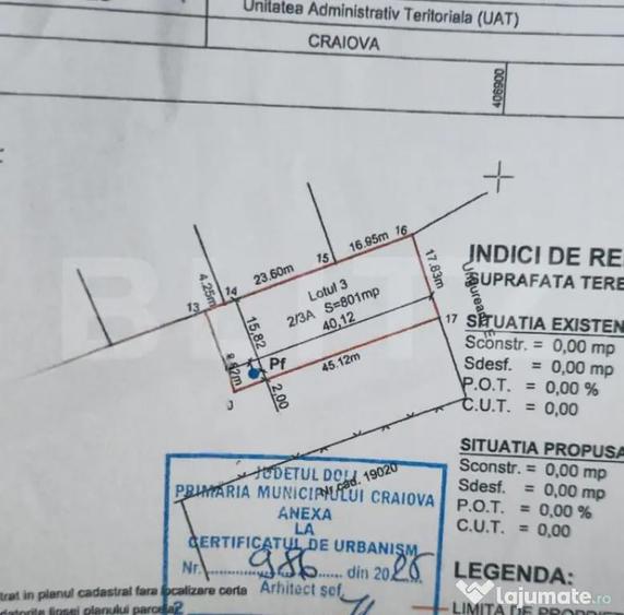 Teren intravilan 801 mpBariera Valcii, acces facil, util - 2