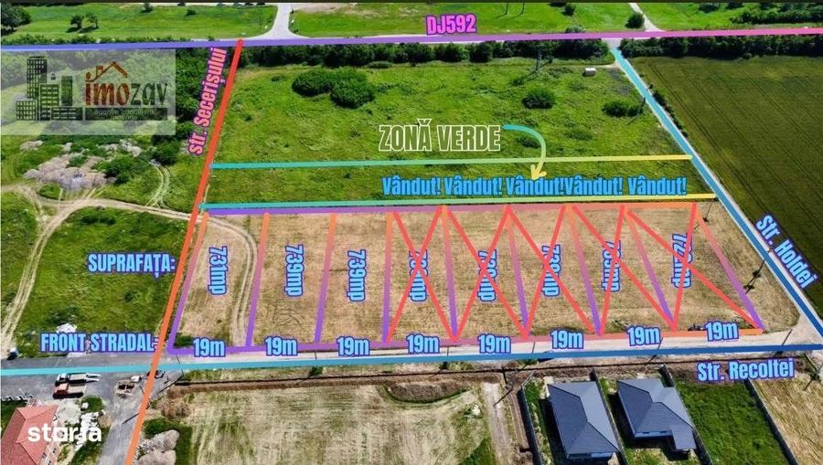 8 Parcele de teren de vanzare Strada Recoltei (5 vandute - 3 ramase) - 3