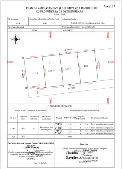 Balotesti Margeanului 1060 mp 34euro/mp - 6