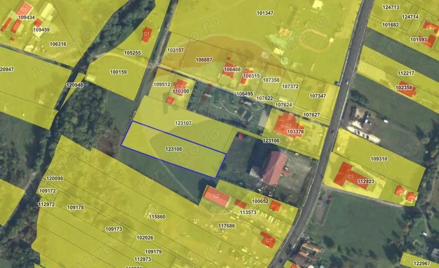 Comision 0% |Teren intravilan | 4.138 mp | Strada Branului | Zarne?ti - 2