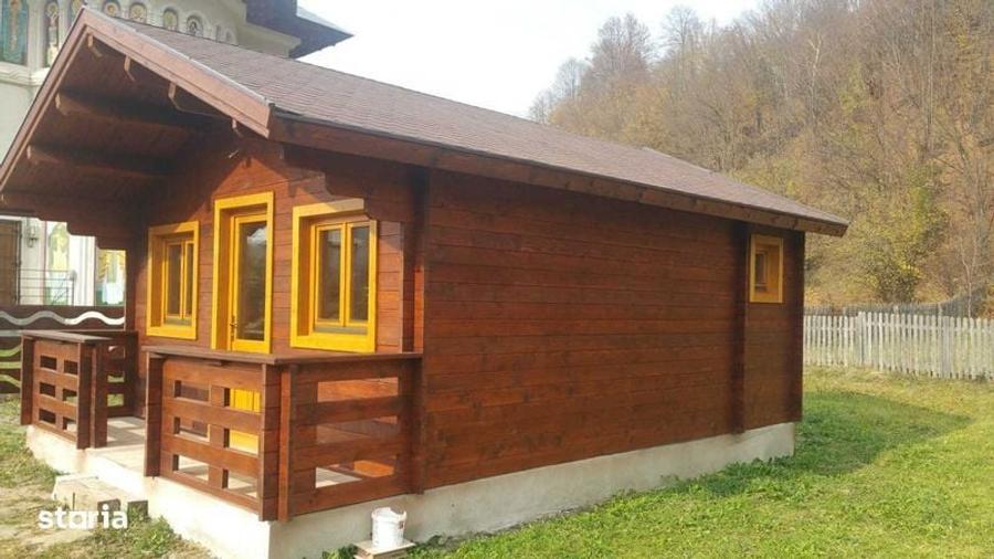 Teren cu deschidere la drumul national impreuna cu cabana - 5