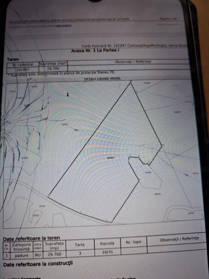 Teren de 6589 mp, în Vama Buzăului