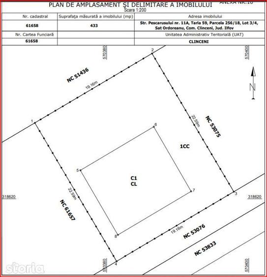 CLINCENI-ORDOREANU, CASA 126 MP, TEREN 443 MP! - 3